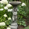 Urchin Design Stone Garden Bird Bath
