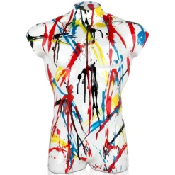Valiant Torso 50cm Multicolour Resin Indoor Sculpture