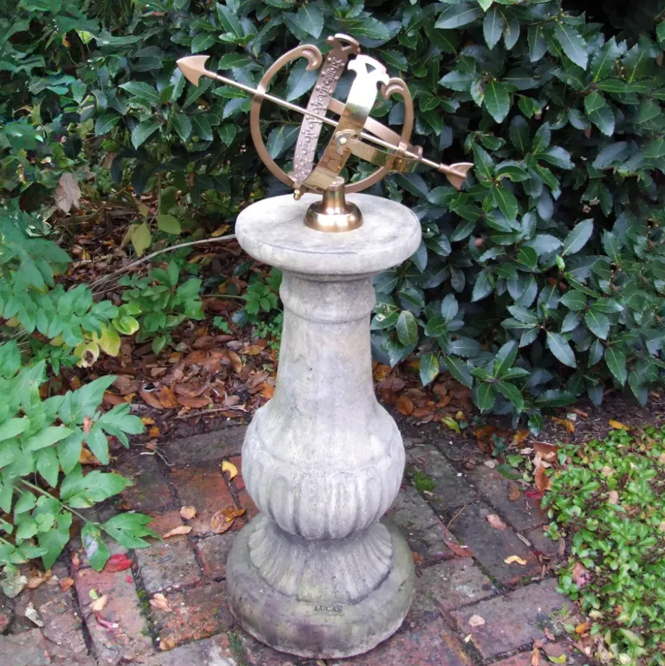 Victorian Armillary Stone Garden Sundial