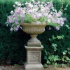 Victorian Medium Stone Garden Planter on Pedestal