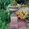 Victorian Urn on Pedestal Stone Garden Planter