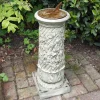 Vine Aged Brass Stone Garden Sundial
