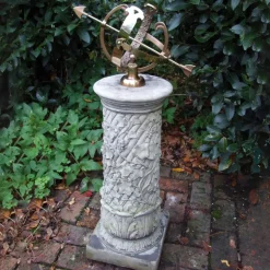 Vine Armillary Stone Garden Sundial