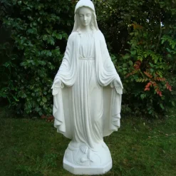 Virgin Mary 118cm Marble Resin Garden Statue