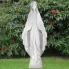 Virgin Mary 118cm Marble Resin Garden Statue