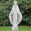 Virgin Mary 75cm Marble Resin Garden Statue