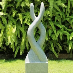 Visage Contemporary Stone Garden Sculpture