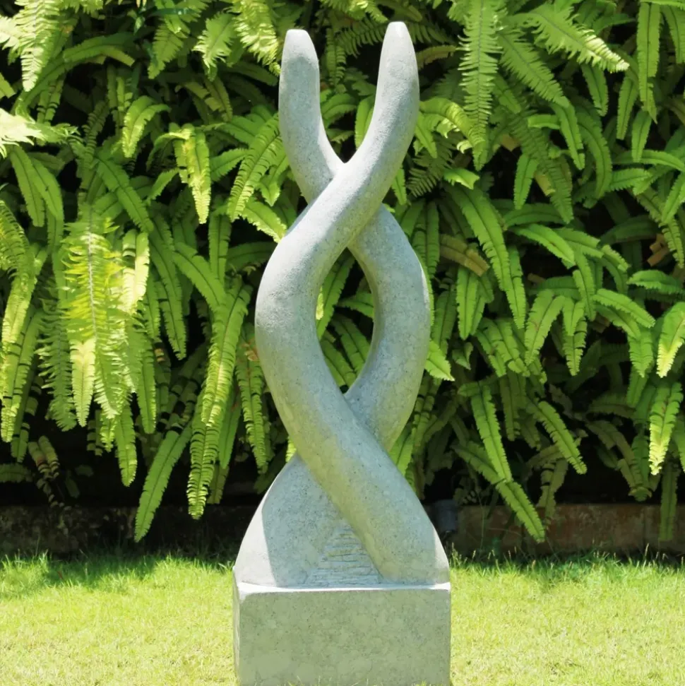 Visage Contemporary Stone Garden Sculpture