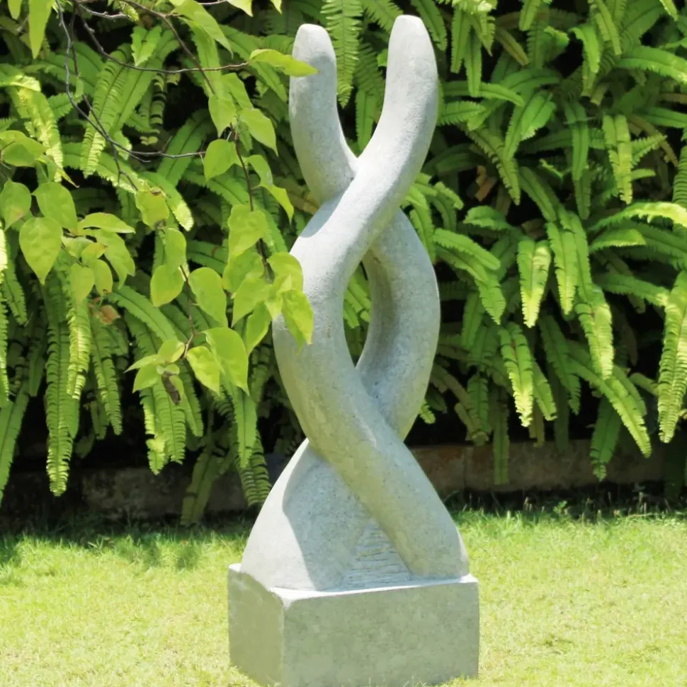 Visage Contemporary Stone Garden Sculpture