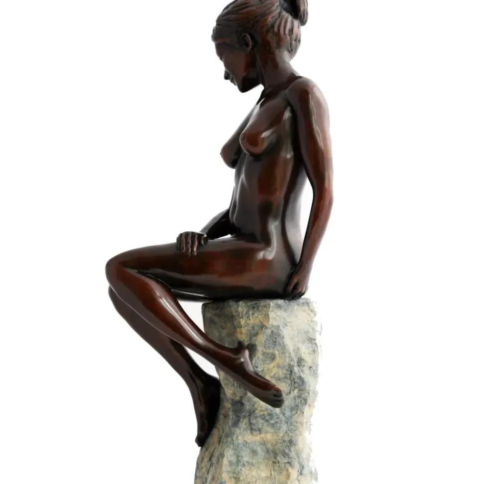 Warmth of the Sun Figurine Bronze Indoor Sculpture