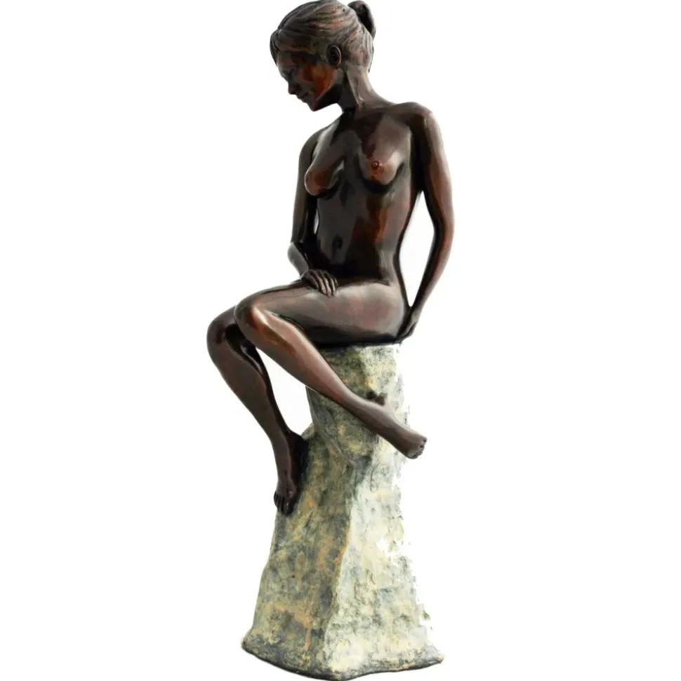 Warmth of the Sun Figurine Bronze Indoor Sculpture