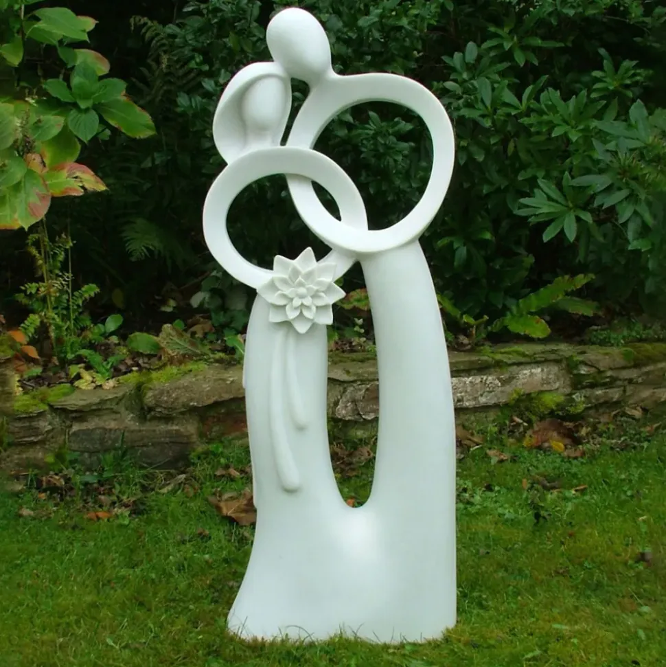 Wedding Bliss 85cm Marble Resin Garden Statue
