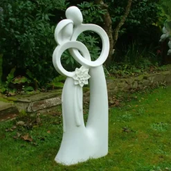 Wedding Bliss 85cm Marble Resin Garden Statue