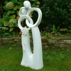 Wedding Bliss 85cm Marble Resin Garden Statue