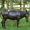 Wild Donkey Bronze Metal Garden Statue