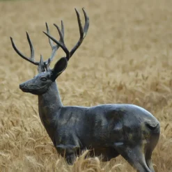 Wild Stag Life-Size 148cm Bronze Metal Garden Statue
