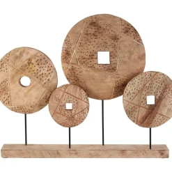 Woodland Disc 52cm Wood Indoor Sculpture
