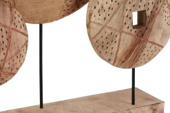 Woodland Disc 52cm Wood Indoor Sculpture