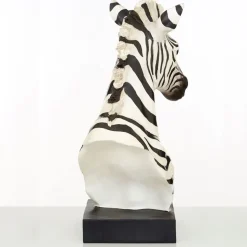 Zen Zebra 54cm Resin Indoor Sculpture